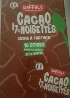 CACAO 17% NOISETTES CRÈME À TARTINER
