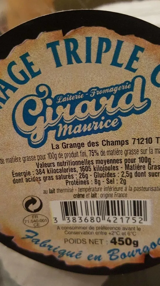 Fromage triple crème