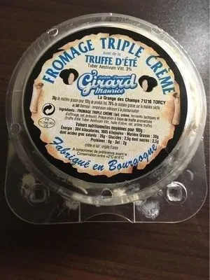 Fromage au Brillat Savarin et a la truffe d'ete