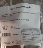 Cuisse de canard confite