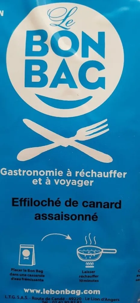 Effiloché de canard assaisonné