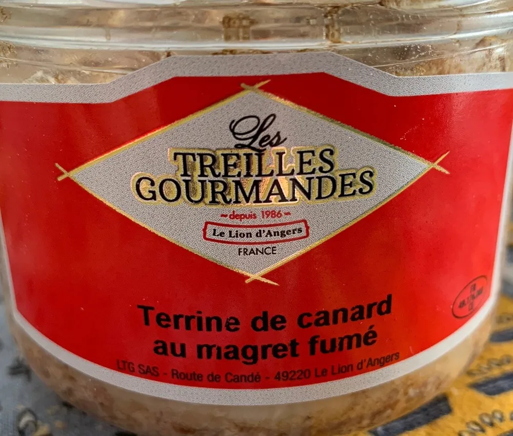 Terrine pur canard au magret fumé