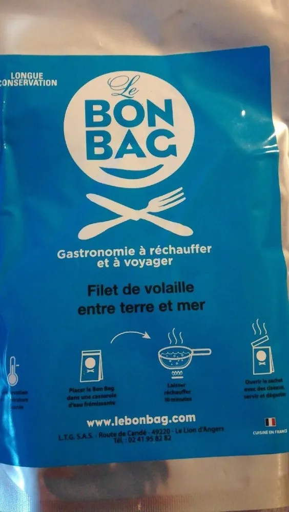 Filet de volaille entre terre et mer
