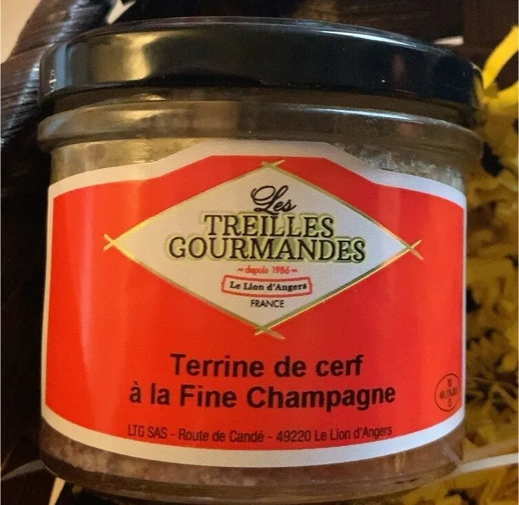 Terrine de cerf à la fine champagne