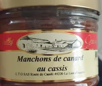 Manchons de canard au cassis