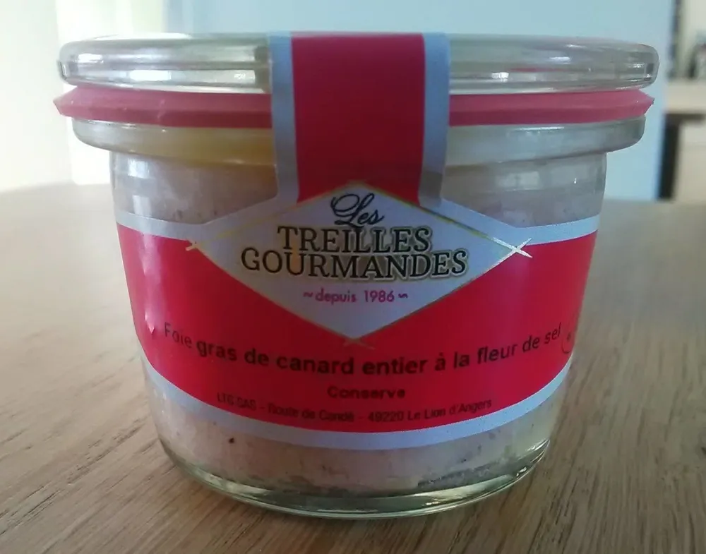 Foie gras de canard entier à la fleur de sel