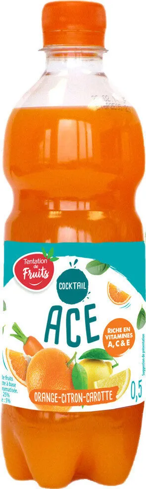 Cocktail ACE / Orange - Citron - Carotte