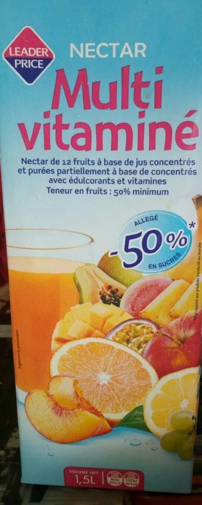 Nectar Multivitaminé allégé 50 %