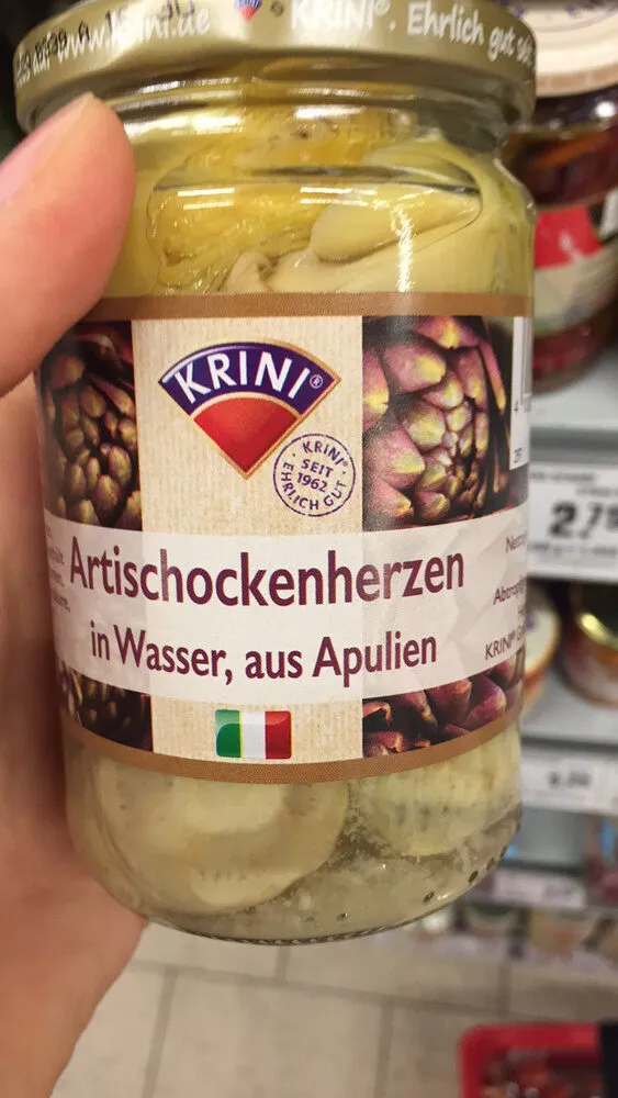 Krini Cœurs d'artichauts dans l'eau