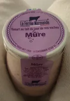 Yogourt au lait du jour de nos vaches - Mûre