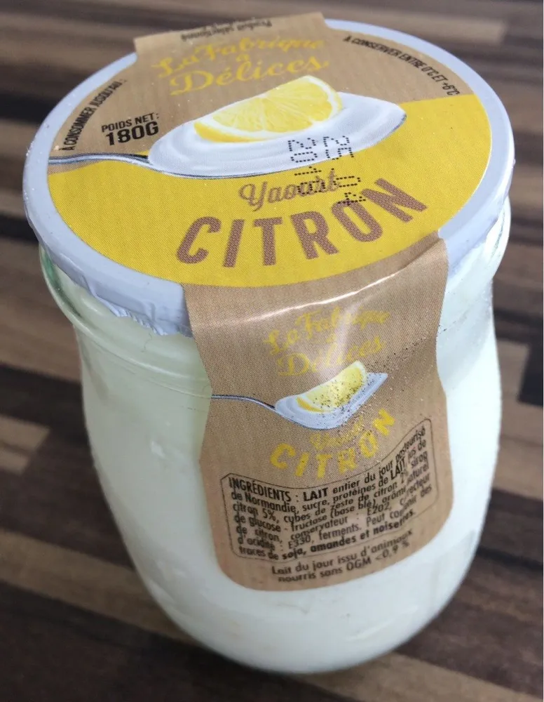 yaourt citron