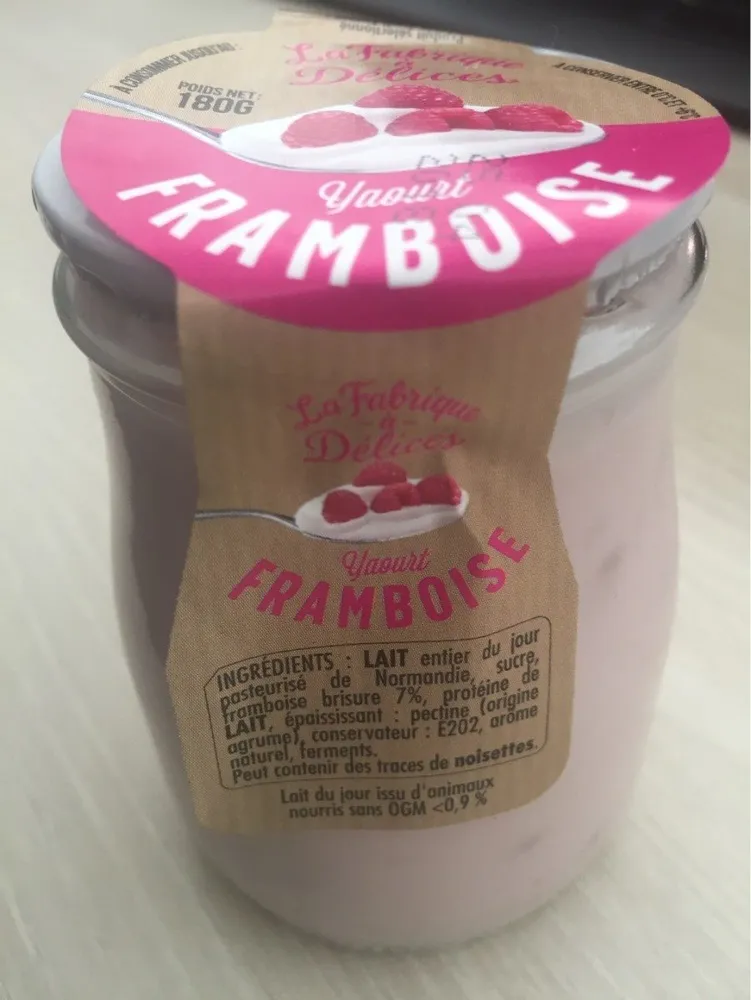 Yaourt framboise