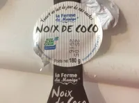 Yaourt Noix De Coco Au Lait Entier, 180 Grammes, Marque La Ferme Du Manège