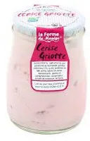 Yaourt entier au lait du jour cerises griottes