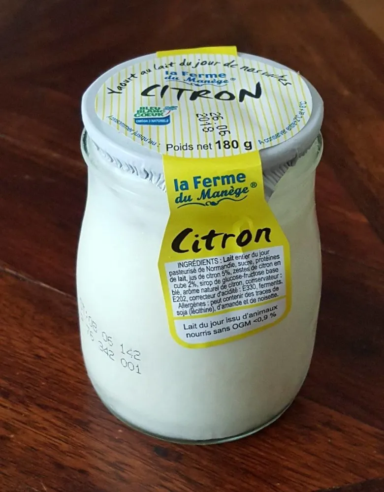 Yaourt Saveur Citron
