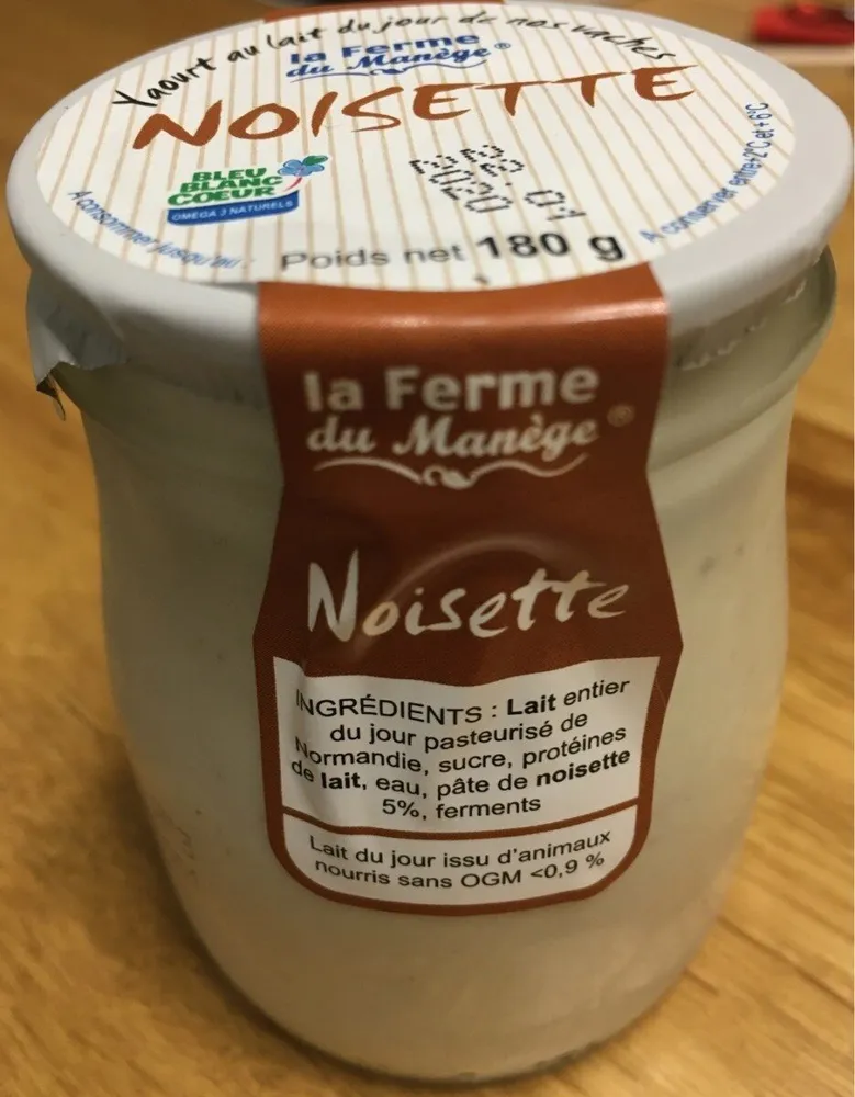 Yaourt au lait du jour des nos vaches - Noisette