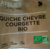 Quiche chèvre courgette bio