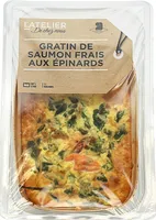 Gratin de saumon frais aux épinards
