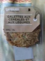 Galette aux céréales et aux légumes