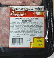 Terrine de sangliers aux noisettes