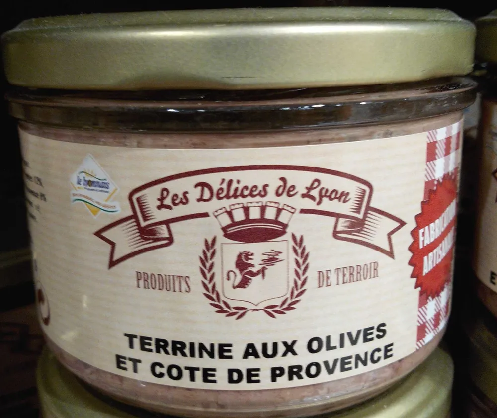 Terrine aux olives et cote de Provence