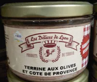 Terrine aux olives et cote de Provence