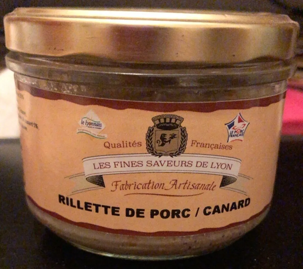 Rillettes porc canard