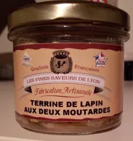 Terrine de lapin aux deux moutardes