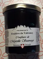Confiture de myrtille sauvage