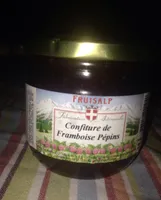 Confiture de framboise pépins