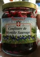 Confiture de myrtille sauvage