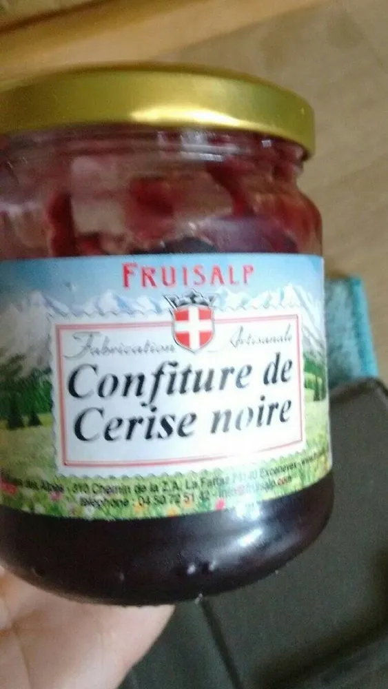 Confiture de cerises noires