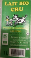 Lait bio cru