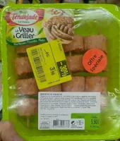 Brochettes de veau hache
