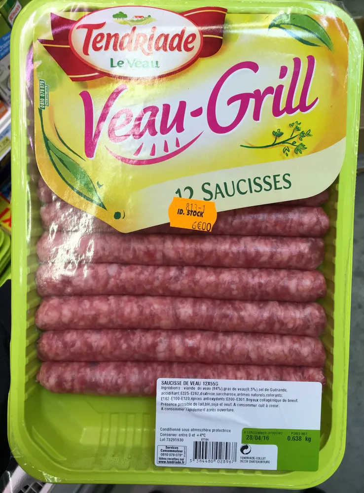Veau-Grill 12 Saucisses