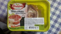 Tendriade, Tete de veau sauce gribiche, la barquette de 300 g