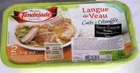 Langue de veau, cuite à l'étouffée