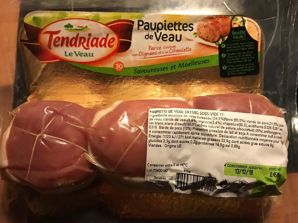 Paupiettes de Veau