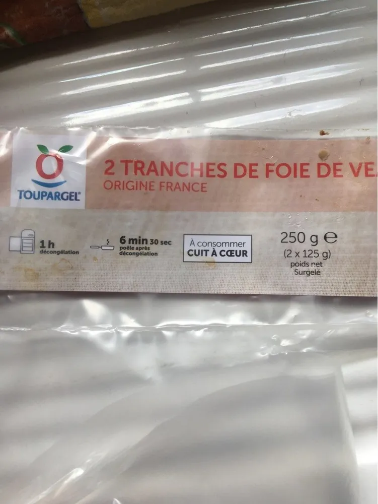 Tranches de foie de veau