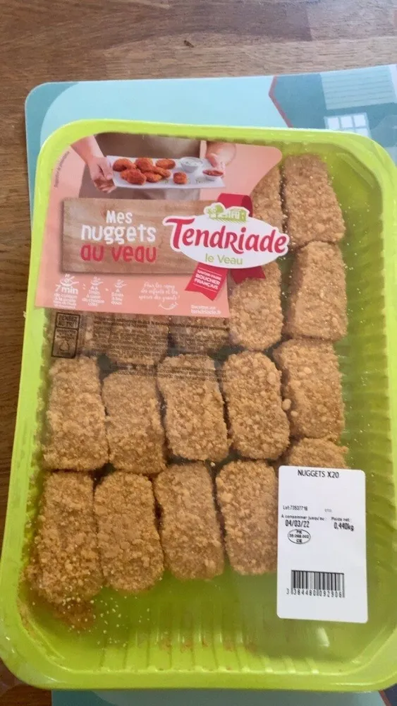 nuggets au veau