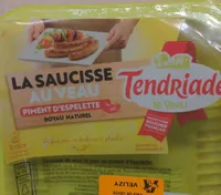 La saucisse au veau piment d'Espelette