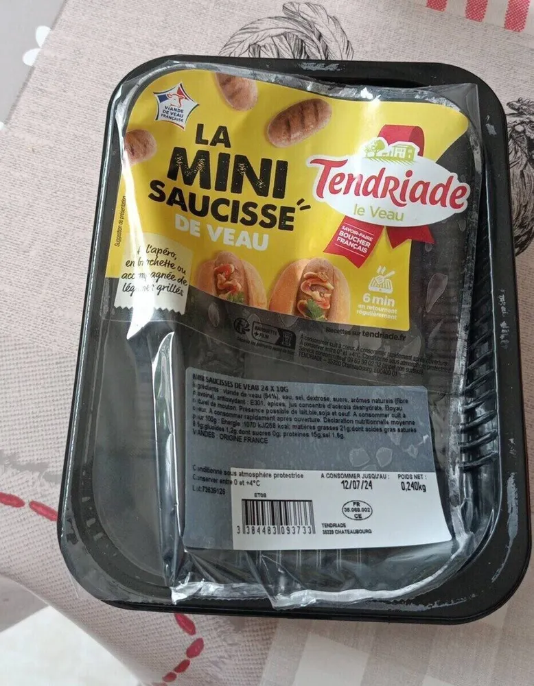 Mini saucisses de veau