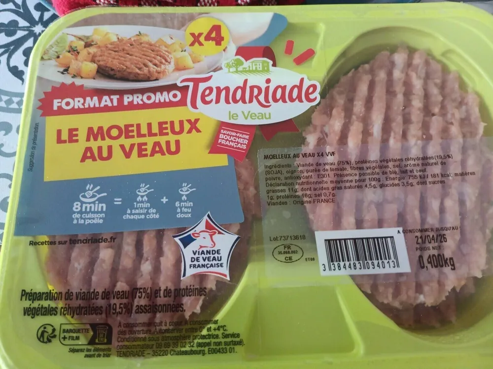 Steak haché de veau