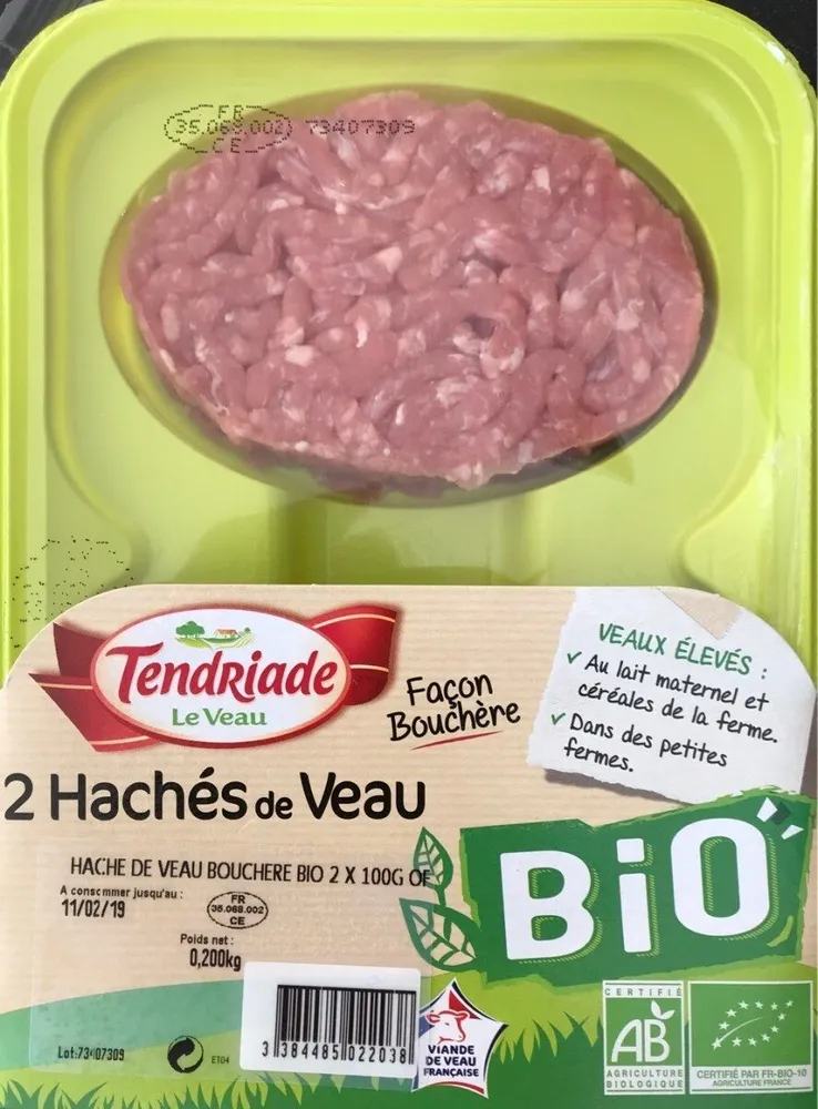 2 Hachés de veau