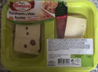 Escalope de veau roulées jambon supérieur et emmental