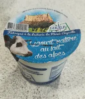 Yaourt nature au lait des alpes