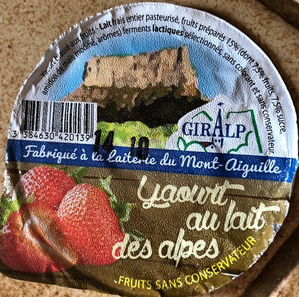 Yaourt au lait des Alpes