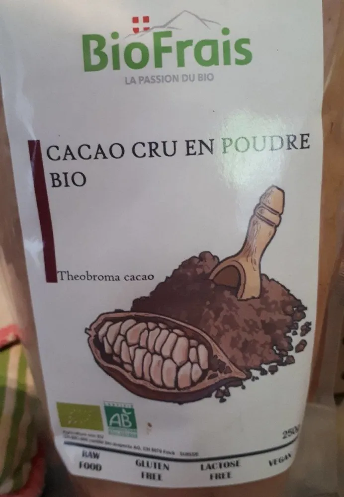 Cacao cru en poudre