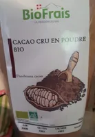Cacao cru en poudre