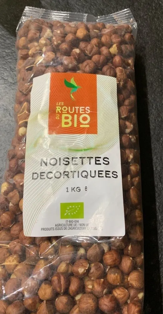 Noisettes decortiquees